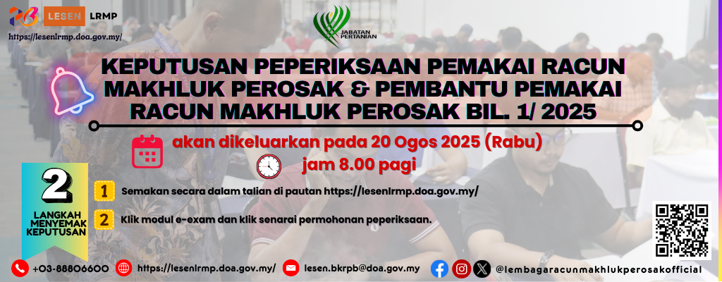 Banner Keputusan Peperiksaan PA/APA Bil.1/2025